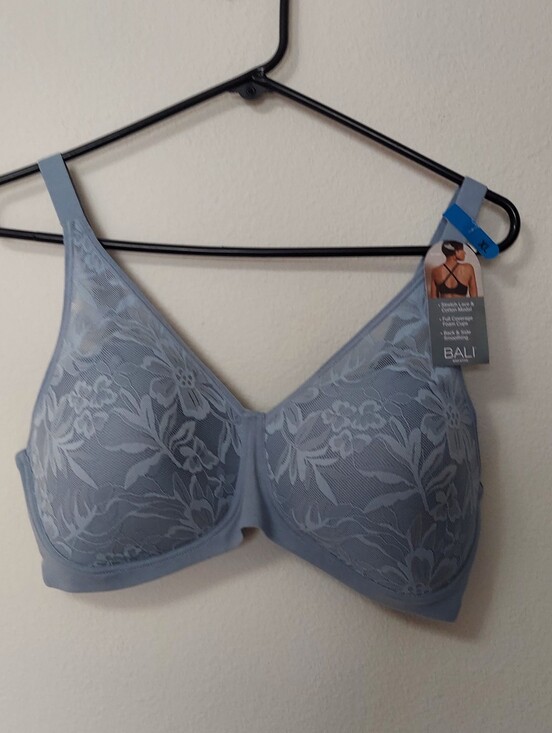 Bali Other - NWT Bali Breathe Pale Blue Lace Bra